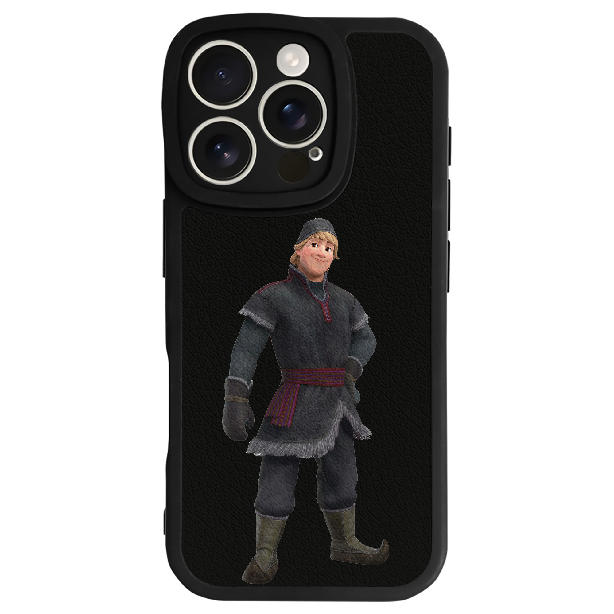 （画像用） アナと雪の女王 アンナ エルサ Frozen Anna Elsa 【iPhone 16シリーズ対応】シリコンスマホケース（レザー調） 材質：シリコン